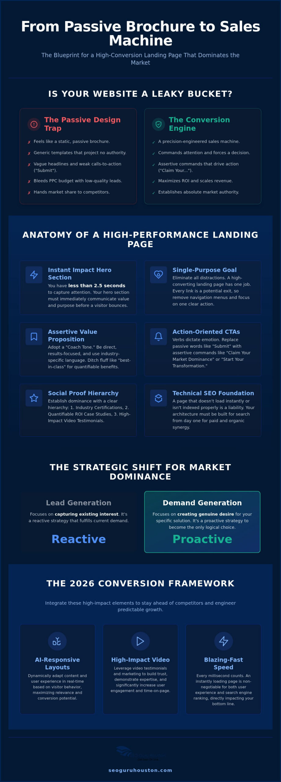 High-Converting Landing Page Design in Houston: The 2026 Blueprint for Market Dominance