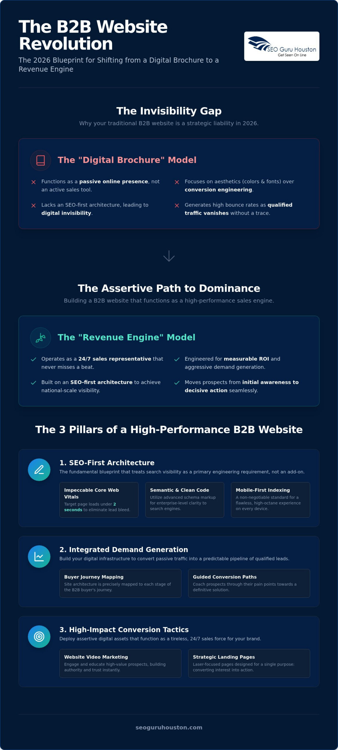 Houston B2B Web Design: 2026 Market Dominance Blueprint