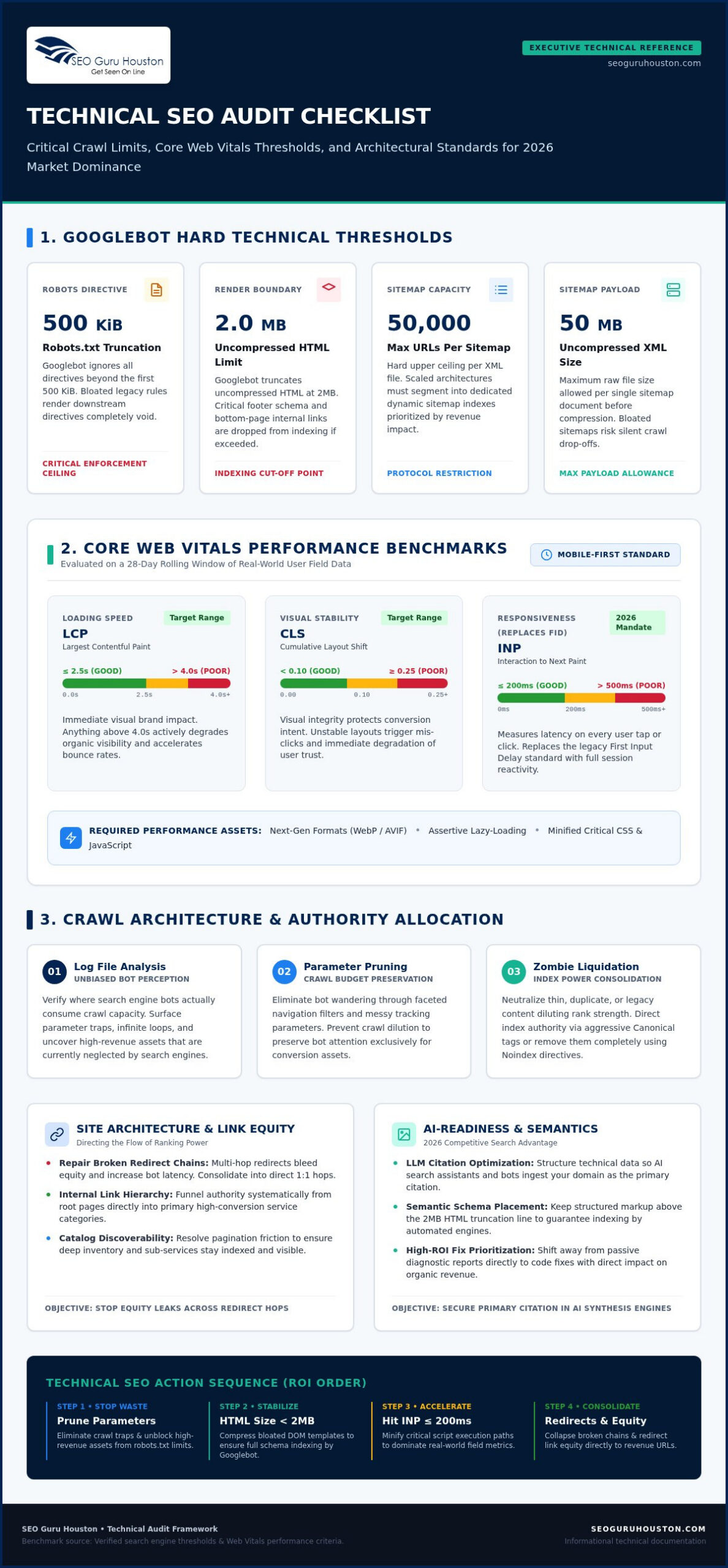 Technical SEO Audit Checklist: The Assertive Blueprint for Market Dominance in 2026