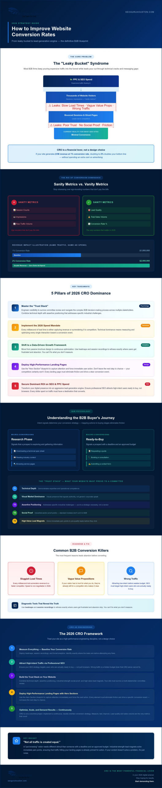 How to Improve Website Conversion Rates: The Assertive 2026 Strategy for Market Dominance
