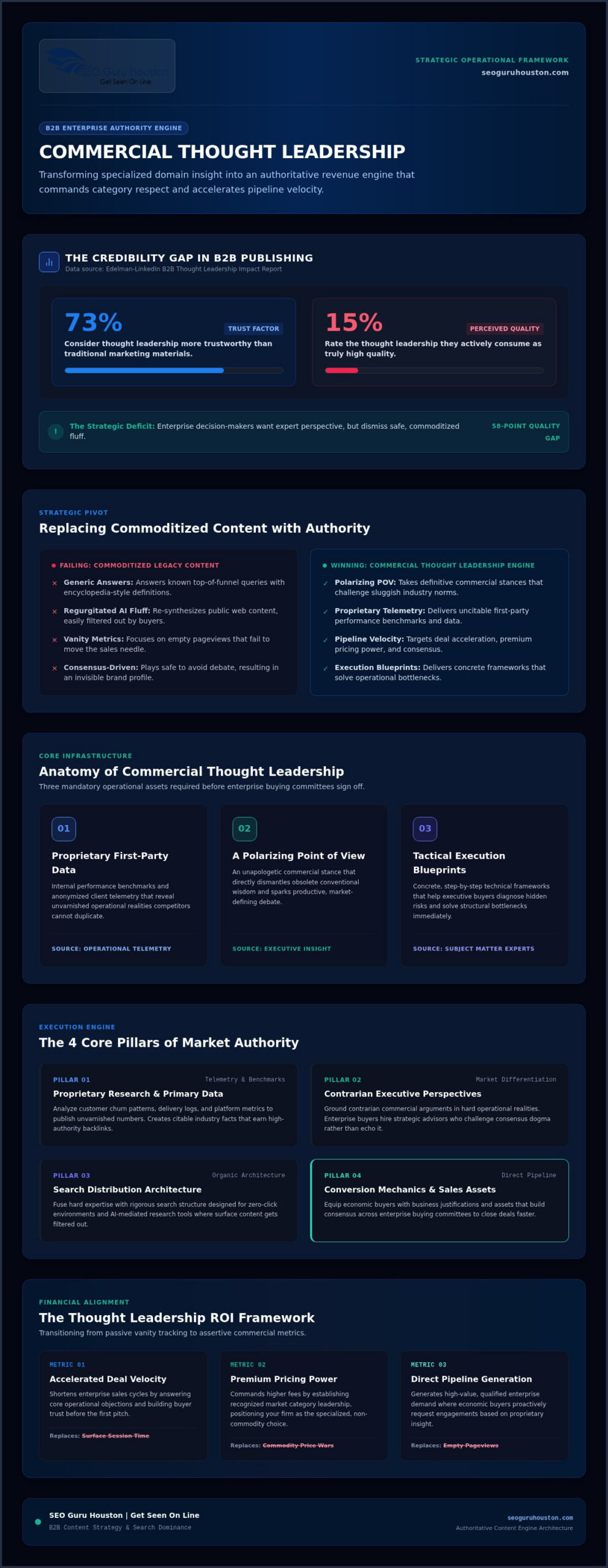 Thought Leadership Content Strategy: The Assertive Guide to Market Dominance in 2026